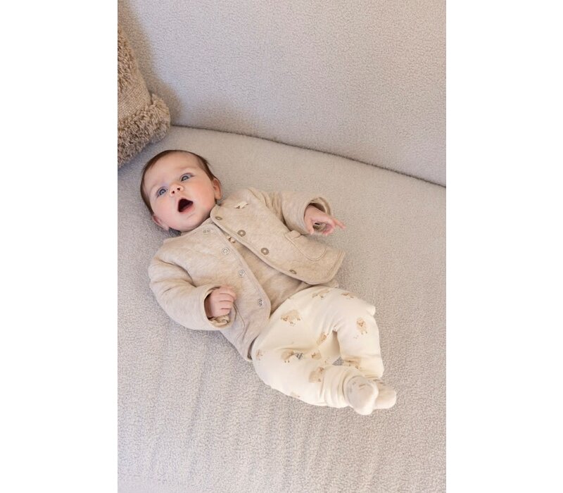 Feetje Broek AOP - Sleepy Sheepy Creme