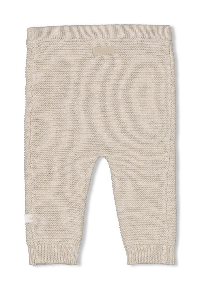 Feetje Broek gebreid - The Knits Taupe melange