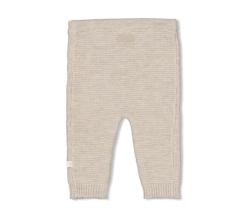 Feetje Broek gebreid - The Knits Taupe melange