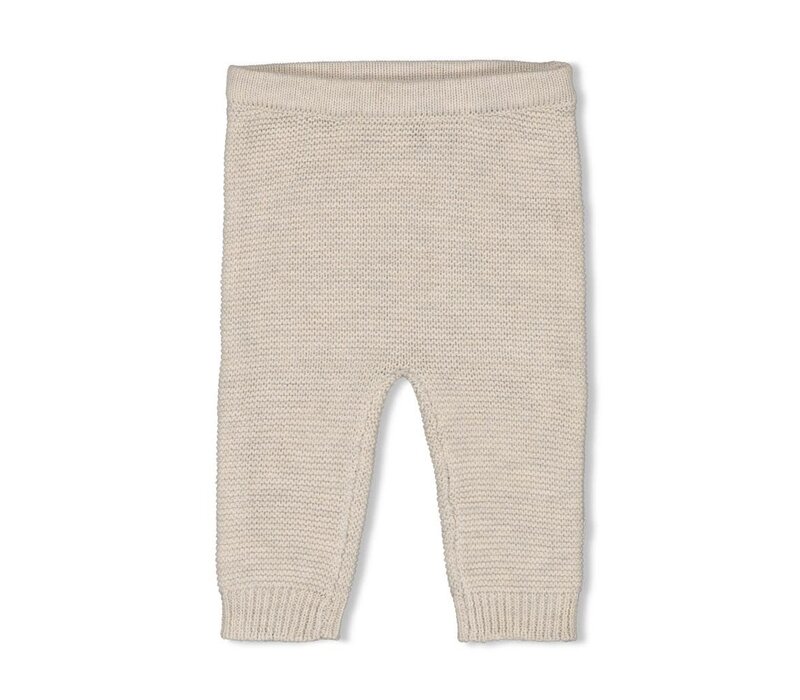 Feetje Broek gebreid - The Knits Taupe melange