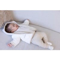 Feetje Broek rib - Dear Autumn Taupe melange