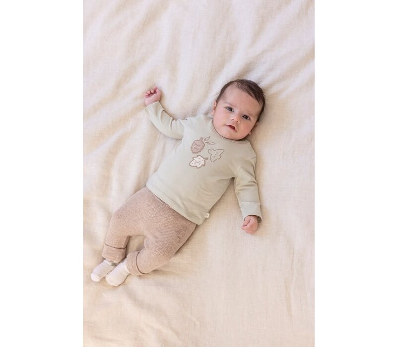 Feetje Broek rib - Fall Favorites Hazelnoot melange