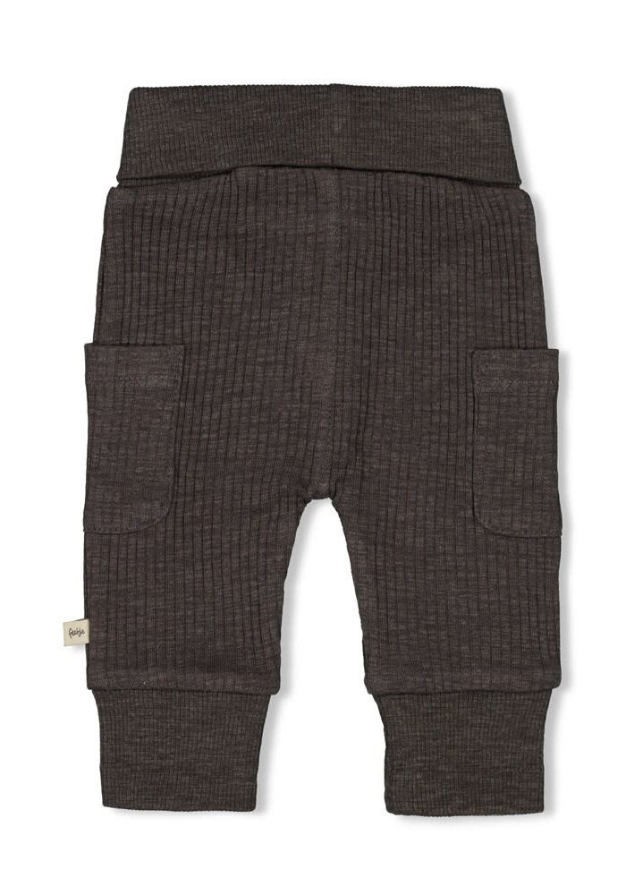 Feetje Broek rib - Rawrsome Antraciet melange