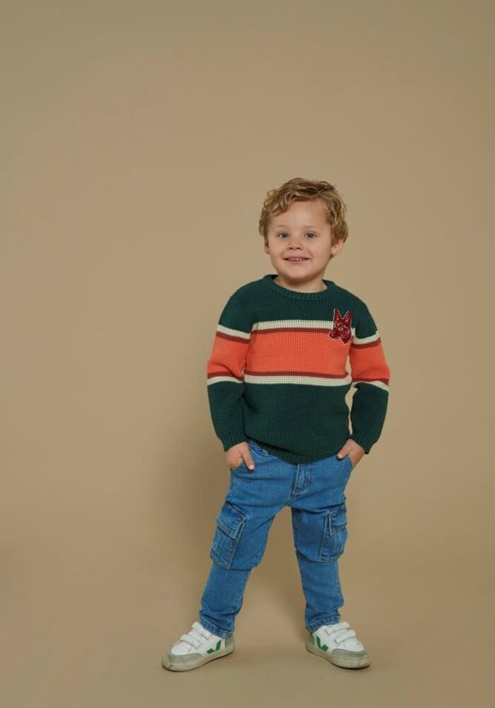 Sturdy Cargo broek denim - Winter Denims m.Blauw denim