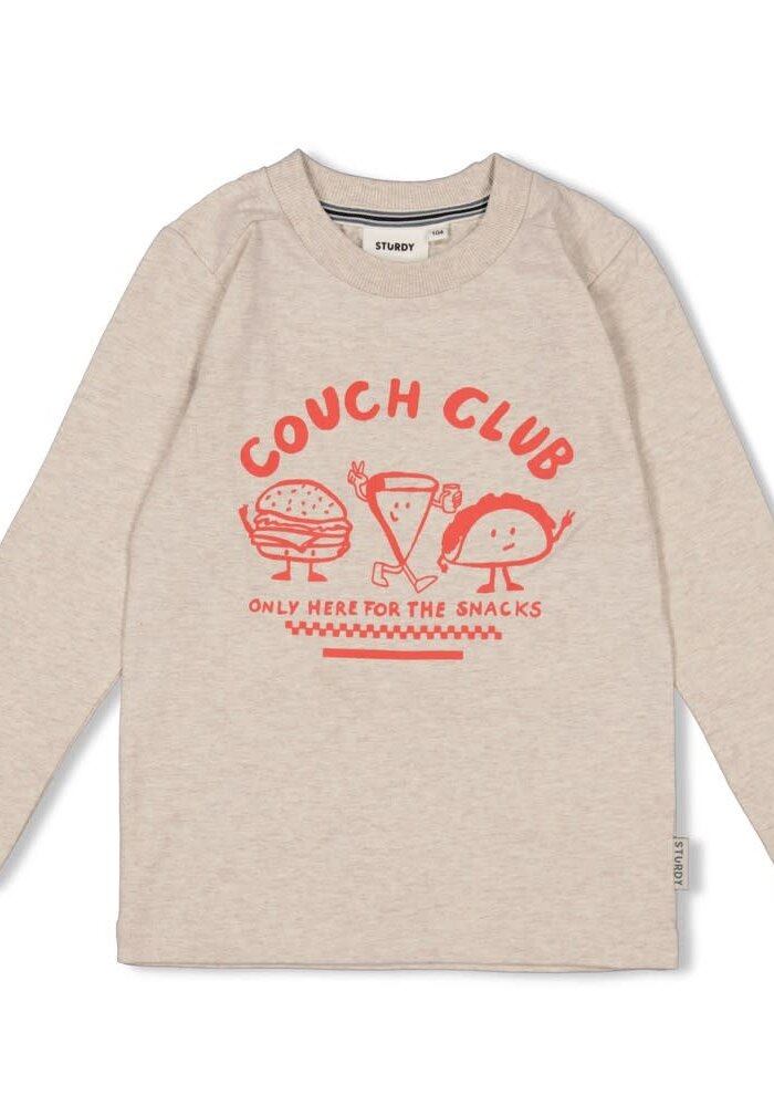 Sturdy Longsleeve - Couch Club Offwhite melange