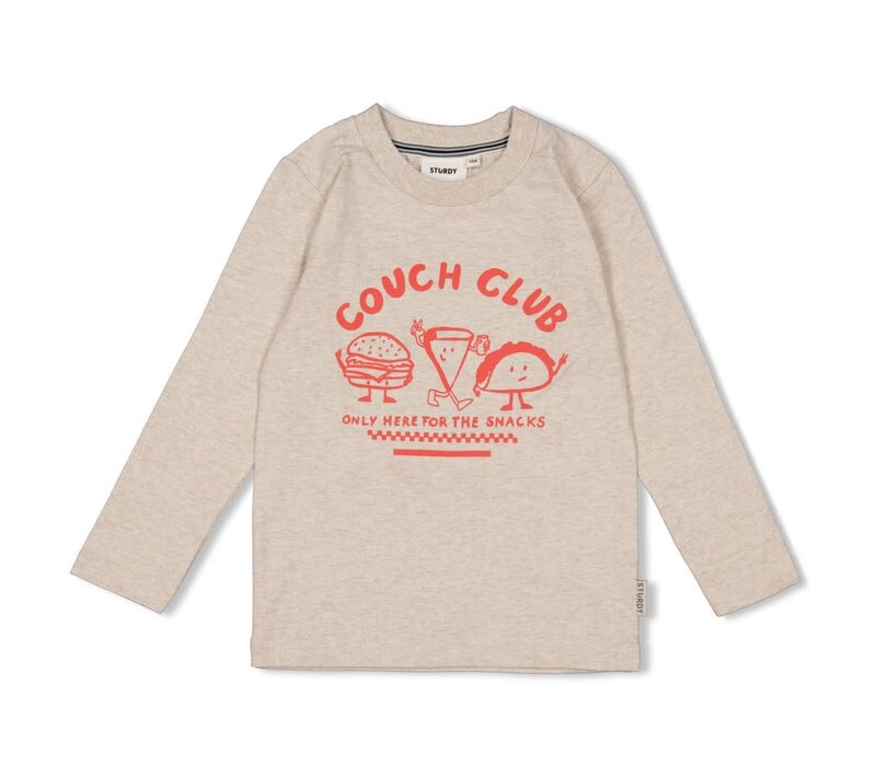 Sturdy Longsleeve - Couch Club Offwhite melange