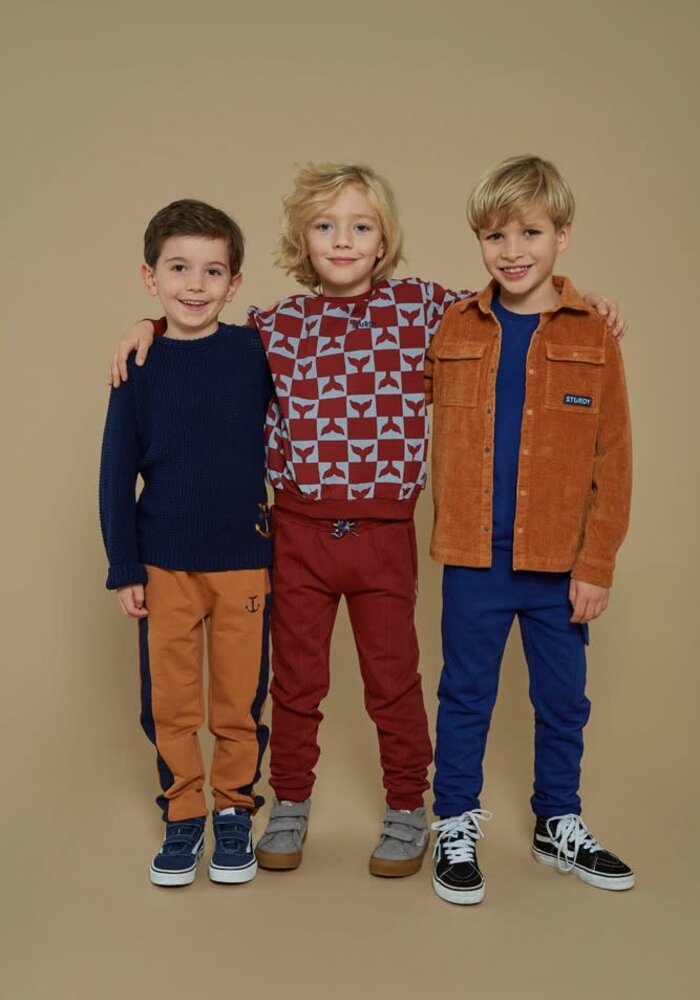 Sturdy Overhemd corduroy - Waves and Whales Hazelnoot