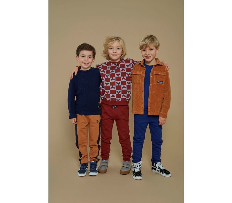 Sturdy Overhemd corduroy - Waves and Whales Hazelnoot