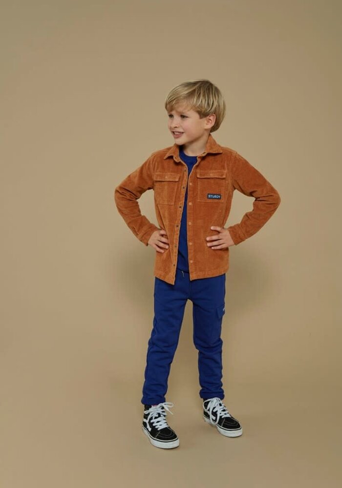 Sturdy Overhemd corduroy - Waves and Whales Hazelnoot