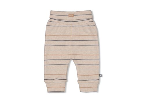 Feetje Feetje Broek streep - Howdy Taupe melange