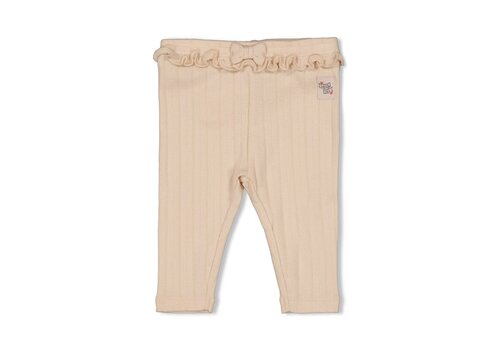 Feetje Feetje Legging pointelle rib - Woodland Bloom Offwhite