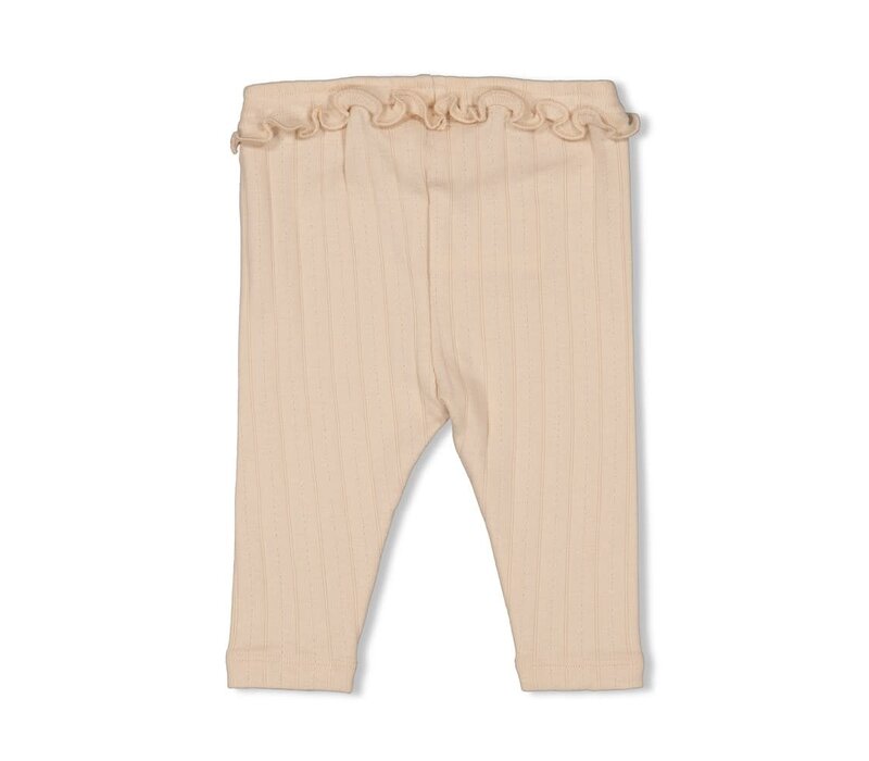 Feetje Legging pointelle rib - Woodland Bloom Offwhite