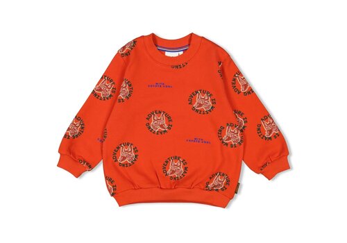 Sturdy Sturdy Sweater AOP - Chasing Trails Oranje