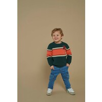 Sturdy Sweater gebreid - Chasing Trails Groen