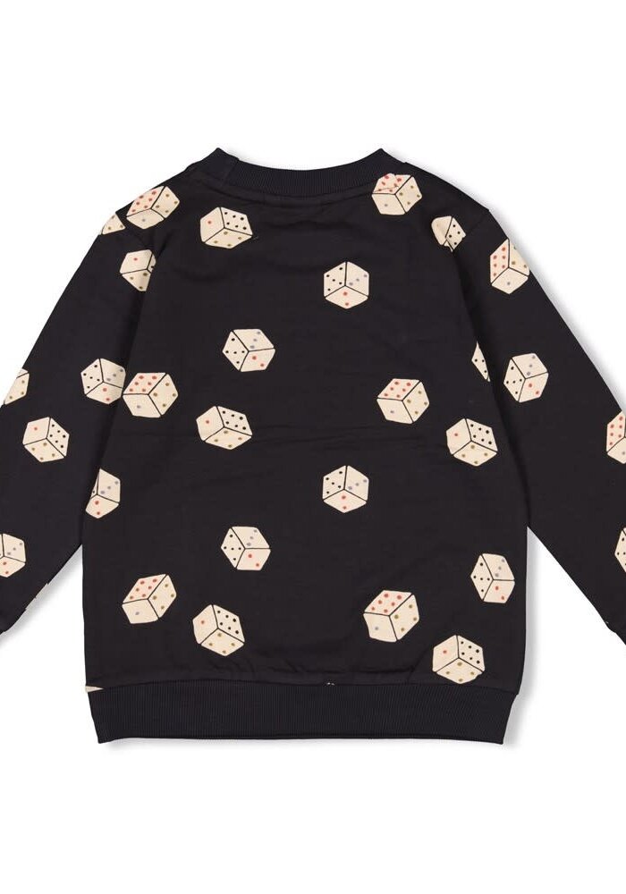 Sturdy Sweater AOP - Couch Club Zwart