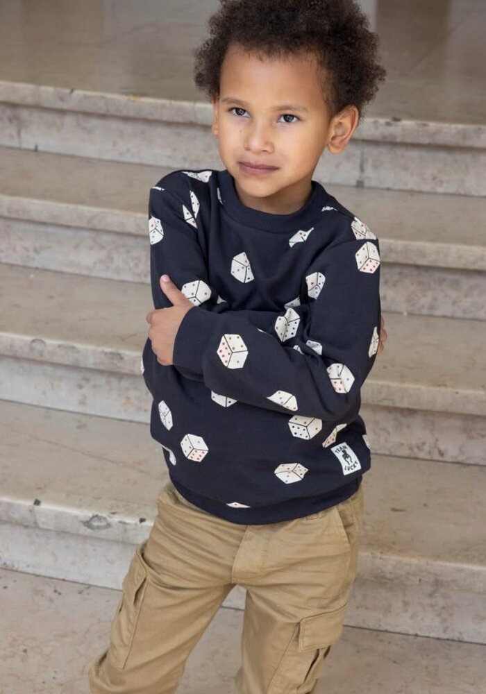 Sturdy Sweater AOP - Couch Club Zwart