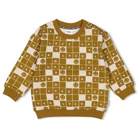 Sturdy Sweater AOP - Couch Club Olijf