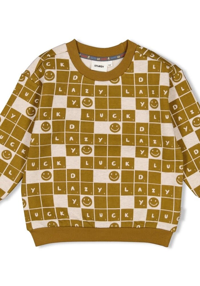 Sturdy Sweater AOP - Couch Club Olijf