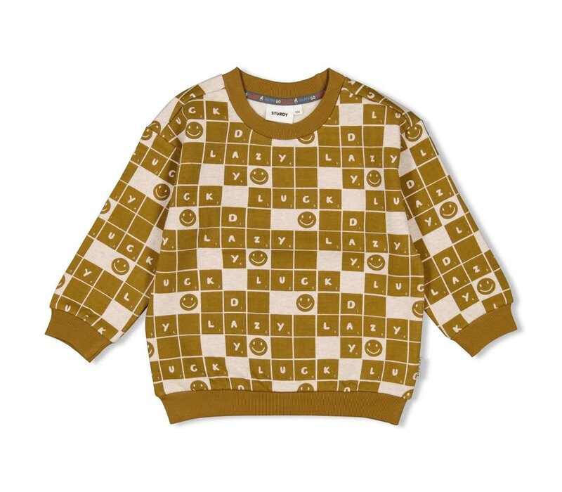 Sturdy Sweater AOP - Couch Club Olijf