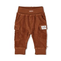 Feetje Broek velours rib - Wild World Bruin