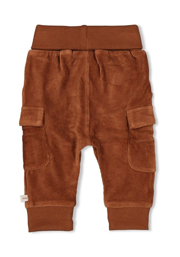 Feetje Broek velours rib - Wild World Bruin