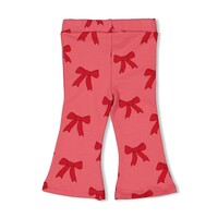 Feetje Flare broek AOP - Queen of Hearts Roze