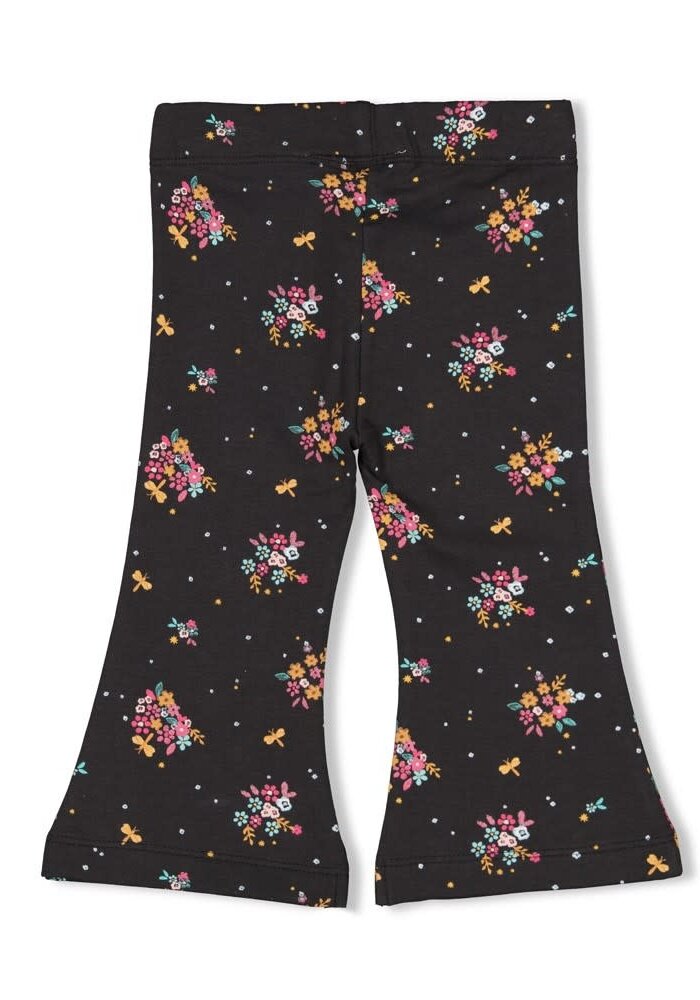 Feetje Flare broek AOP - Shine Bright Antraciet
