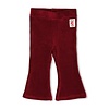 Feetje Feetje Flare broek velours rib - Queen of Hearts Bordeaux