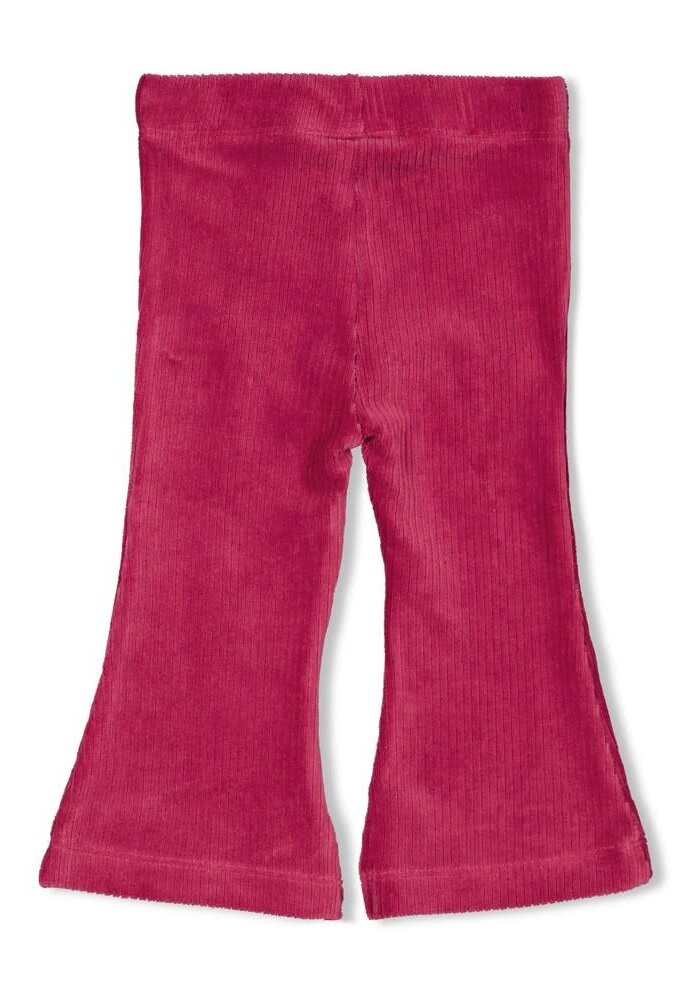 Feetje Flare broek velours rib - Shine Bright Violet