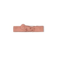 Feetje Haarband ajour rib - Morning Sun Roze