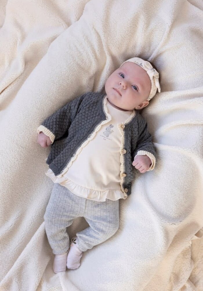 Feetje Haarband AOP - Fields of Green Offwhite