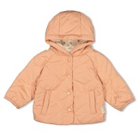 Feetje Jasje met capuchon - Dancing in the Moonlight Terra Pink