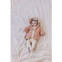 Feetje Jasje met capuchon - Dancing in the Moonlight Terra Pink