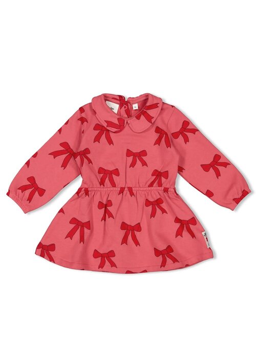 Feetje Feetje Jurk AOP - Queen of Hearts Roze