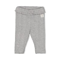 Feetje Legging ajour rib - Fields of Green Grijs melange