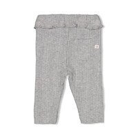 Feetje Legging ajour rib - Fields of Green Grijs melange