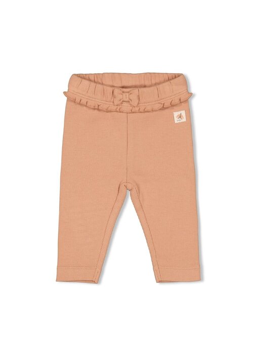 Feetje Feetje Legging rib - Dancing In The Moonlight Terra Pink