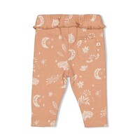 Feetje Legging rib AOP - Dancing In The Moonlight Terra Pink