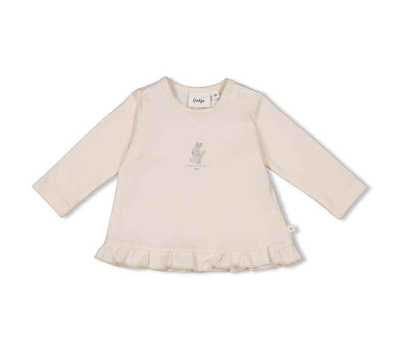 Feetje Longsleeve - Fields of Green Offwhite