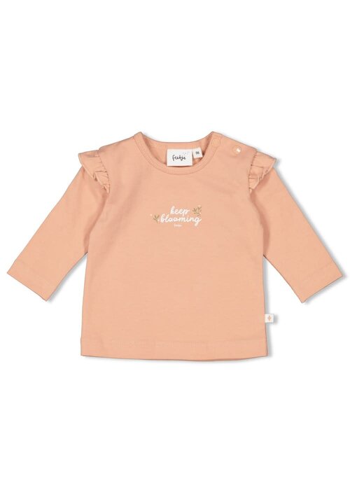 Feetje Feetje Longsleeve - Fields of Green Roze