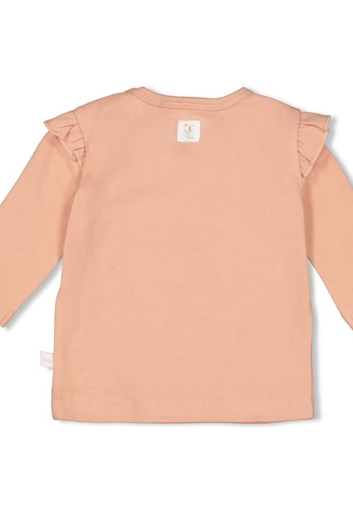 Feetje Longsleeve - Fields of Green Roze