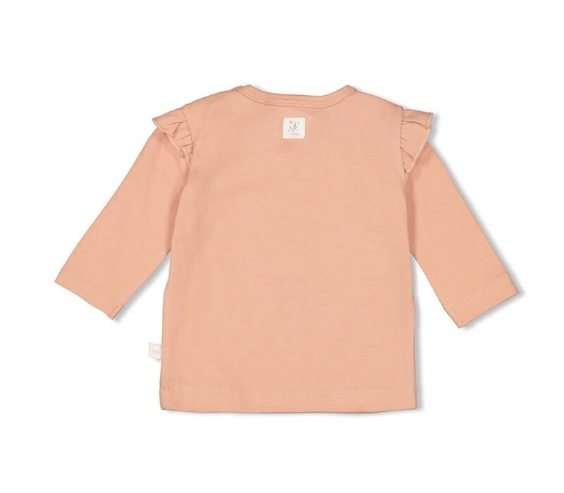 Feetje Longsleeve - Fields of Green Roze