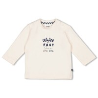 Feetje Longsleeve - Let's Go! Offwhite
