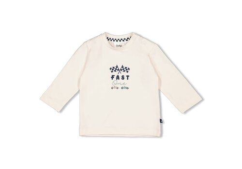 Feetje Feetje Longsleeve - Let's Go! Offwhite