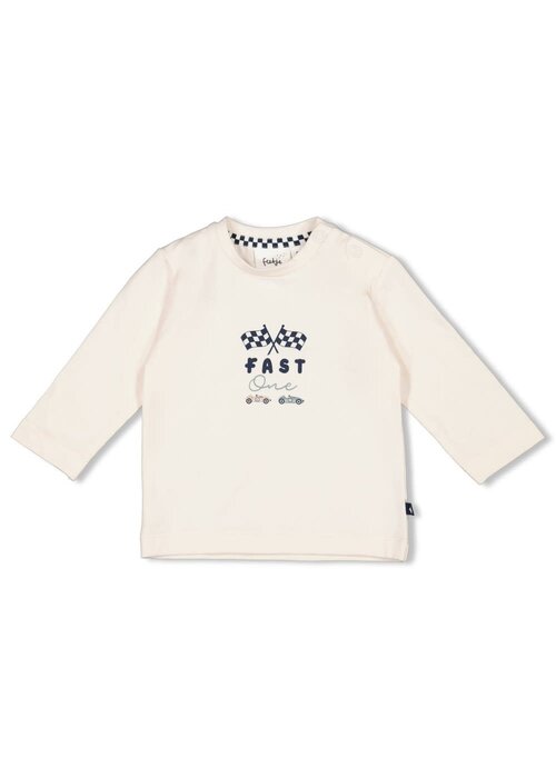 Feetje Feetje Longsleeve - Let's Go! Offwhite