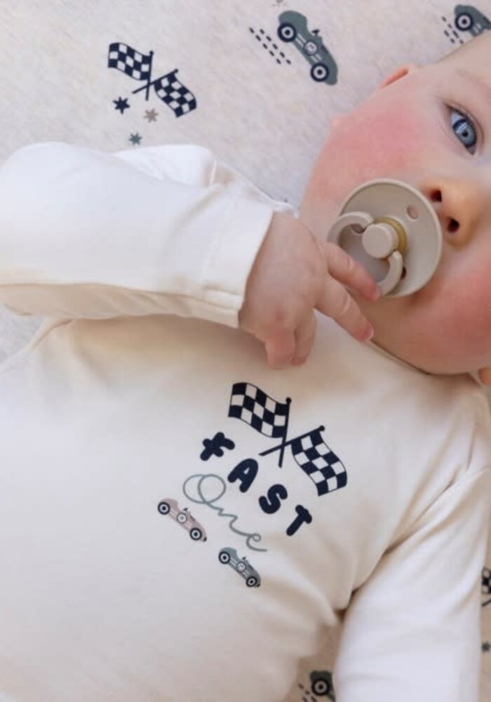 Feetje Longsleeve - Let's Go! Offwhite