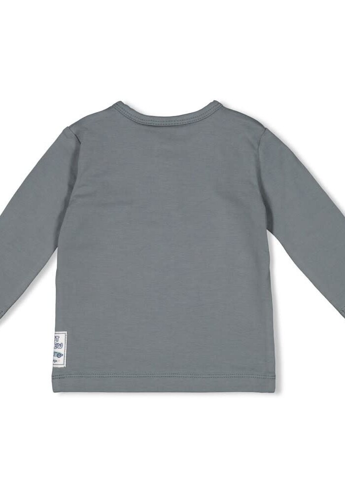 Feetje Longsleeve - Let's Go! Petrol