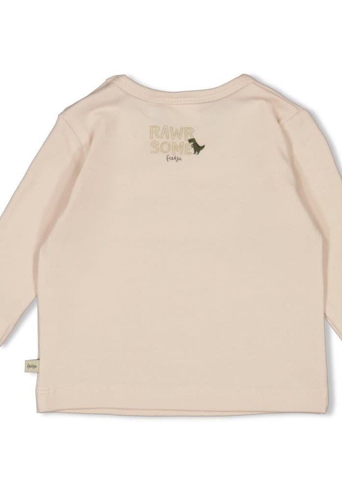 Feetje Longsleeve - Rawrsome Offwhite