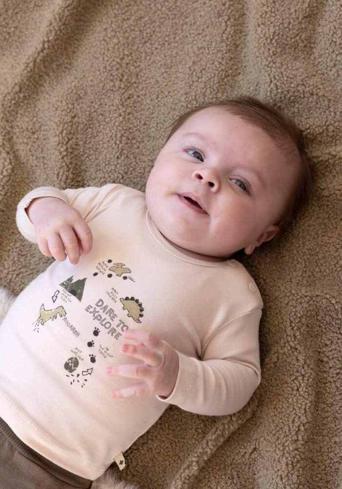 Feetje Longsleeve - Rawrsome Offwhite