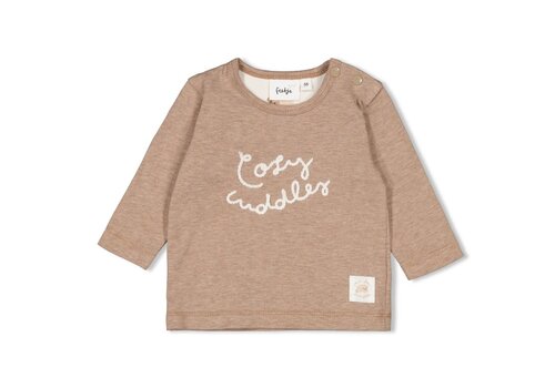 Feetje Feetje Longsleeve - Sleepy Sheepy Bruin melange